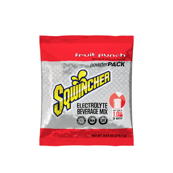 Sqwincher果汁运动能量饮料粉混合,47.66盎司。